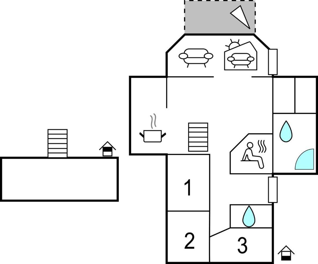 Pet Friendly Home In Haren With Sauna 但肯 外观 照片